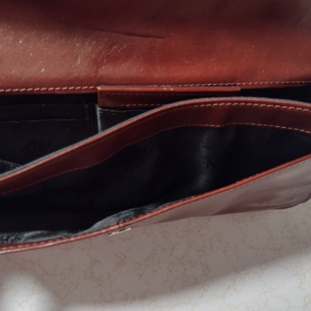 Rare Bosca Leather Cordovan Clutch, Made in Italy - Picture 8 of 15